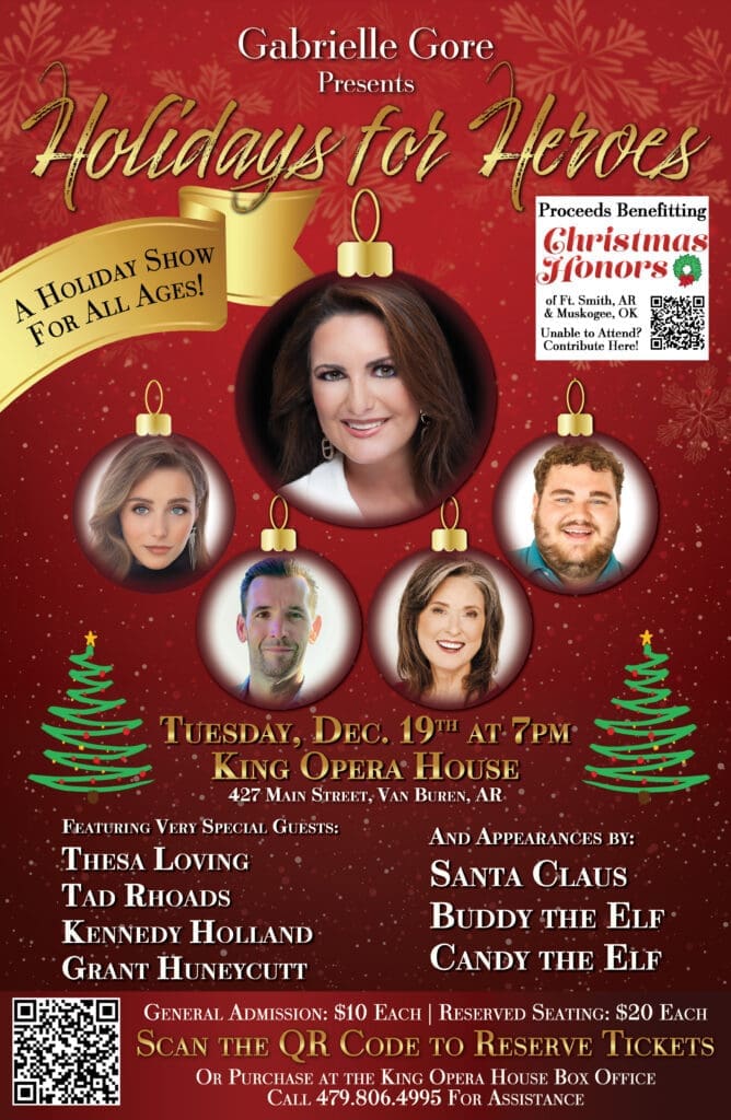 HolidaysForHeroes_2023_Poster2 Holidays for Heroes benefiting Christmas Honors